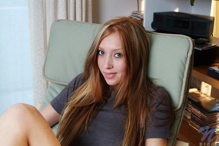 Still looking so fuckin fine watch dina have some fun in her school clothes spreading and flashing